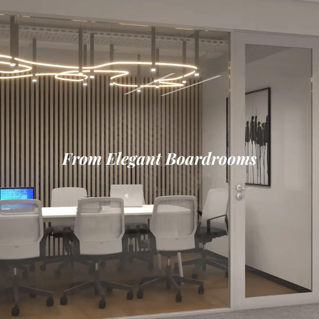 elegant boardrooms blending with charming boulevards